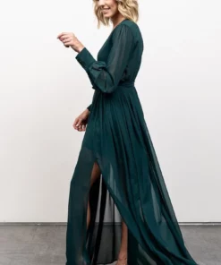 Dresses Celine Maxi Dress | Emerald 27 Dresses Celine Maxi Dress | Emerald
