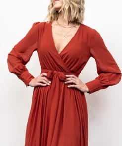 Dresses Celine Maxi Dress | Rust 12 Dresses Celine Maxi Dress | Rust