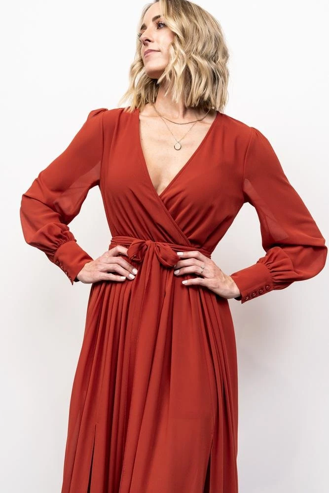 Dresses Celine Maxi Dress | Rust 3 Dresses Celine Maxi Dress | Rust