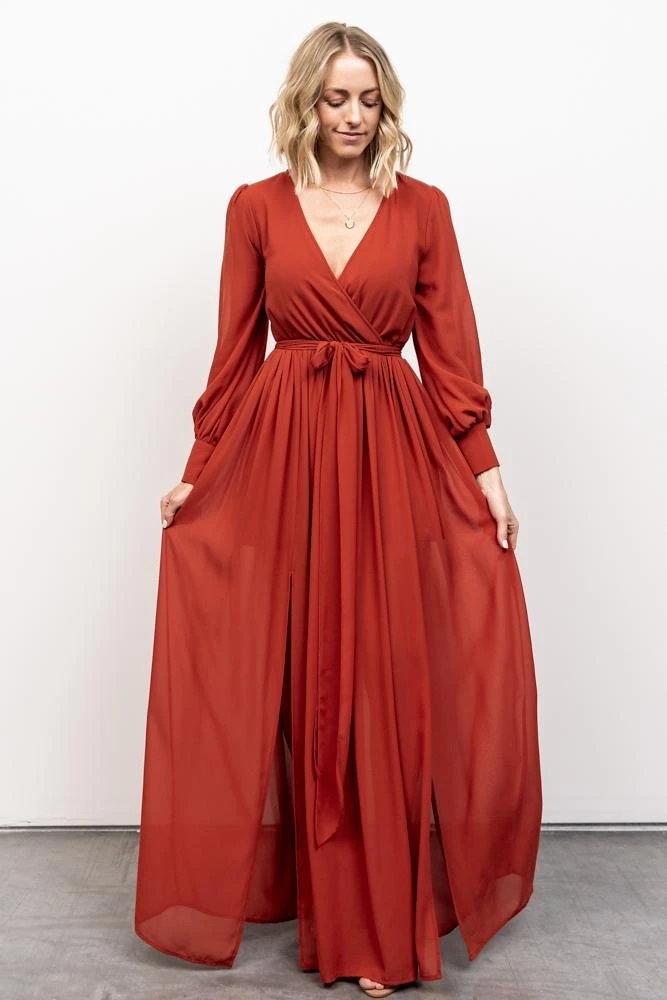 Dresses Celine Maxi Dress | Rust 10 Dresses Celine Maxi Dress | Rust