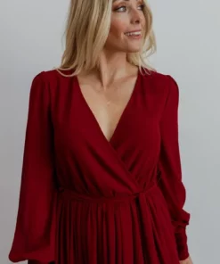 Celine Maxi Dress | Wine