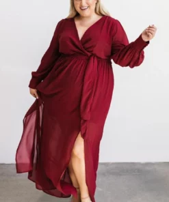 Celine Maxi Dress | Wine