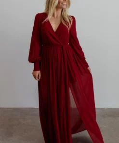 Celine Maxi Dress | Wine