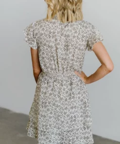 HAY Chanel Floral Dress | Ivory Dresses