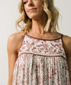 IL Chase Tiered Dress | Mauve Multi Print