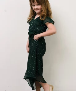 BB Custom Dresses Child Grace Sparkle Gown | Emerald 10 BB Custom Dresses Child Grace Sparkle Gown | Emerald