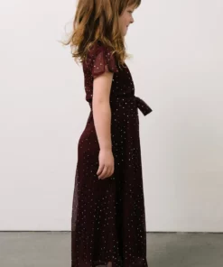 BB Custom Child Grace Sparkle Gown | Mulberry