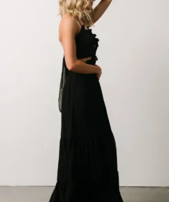 DD Dresses Cinque Terre Tie Maxi Dress | Black