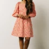 BS Clem Baby Doll Mini Dress | Orange Floral