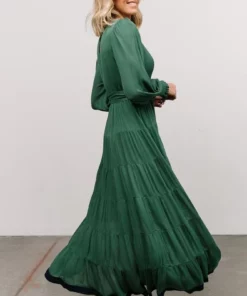 IL Colbie Tiered Maxi Dress | Green Dresses