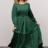 IL Colbie Tiered Maxi Dress | Green Dresses