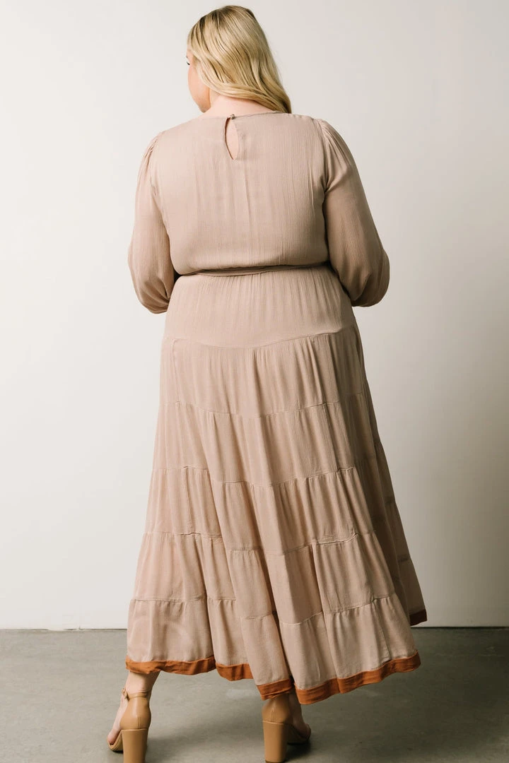 IL Dresses Colbie Tiered Maxi Dress | Taupe 13 IL Dresses Colbie Tiered Maxi Dress | Taupe