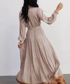 IL Dresses Colbie Tiered Maxi Dress | Taupe 19 IL Dresses Colbie Tiered Maxi Dress | Taupe