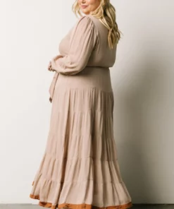 IL Dresses Colbie Tiered Maxi Dress | Taupe 25 IL Dresses Colbie Tiered Maxi Dress | Taupe