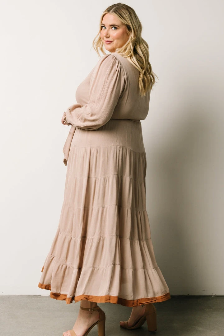 IL Dresses Colbie Tiered Maxi Dress | Taupe 12 IL Dresses Colbie Tiered Maxi Dress | Taupe