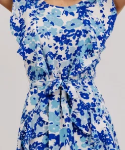 SL Coralie Ruffle Mini Dress | Blue Floral Dresses 11 SL Coralie Ruffle Mini Dress | Blue Floral Dresses