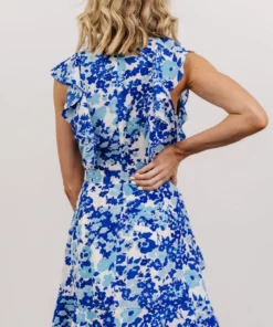 SL Coralie Ruffle Mini Dress | Blue Floral Dresses 8 SL Coralie Ruffle Mini Dress | Blue Floral Dresses
