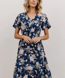 HAY Dresses Daphne Midi Dress | Blue Floral 11 HAY Dresses Daphne Midi Dress | Blue Floral