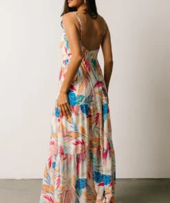 FT Dresses Desmond Tiered Maxi Dress | Multi Print