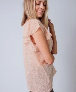 HAY Tops Devri Print Top | Camel