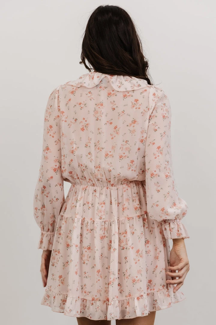 AK Doris Mini Dress | Blush Floral Dresses 3 AK Doris Mini Dress | Blush Floral Dresses