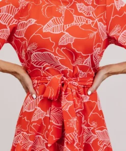 SL Shop All Elena Mini Dress | Red + Pink Floral