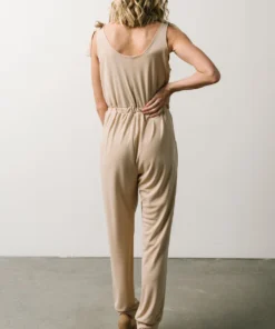 KA Jumpsuits Elise Tank Jumpsuit | Sand