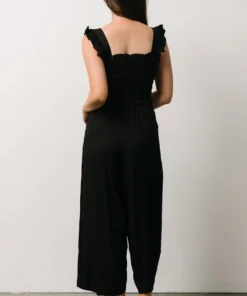 Ellen Wide Leg Jumpsuit | Black Boho 9 Ellen Wide Leg Jumpsuit | Black Boho