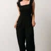 Ellen Wide Leg Jumpsuit | Black Boho