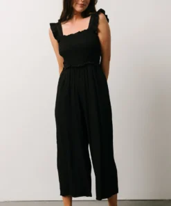 Ellen Wide Leg Jumpsuit | Black Boho 13 Ellen Wide Leg Jumpsuit | Black Boho