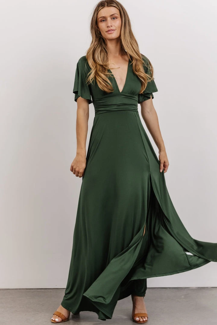 DD Emberly Maxi Dress | Hunter Green 1 DD Emberly Maxi Dress | Hunter Green