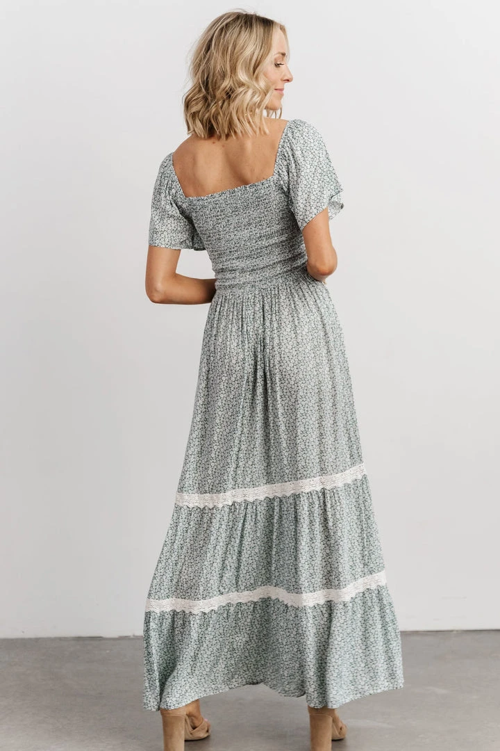 IL Eva Maxi Dress | Green Floral Dresses 3 IL Eva Maxi Dress | Green Floral Dresses