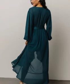 MA Dresses Evangeline High Low Dress | Dark Teal