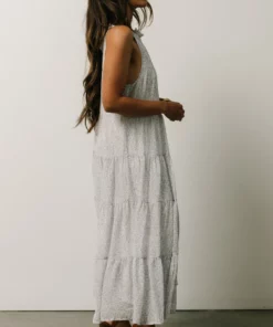 IL Ezra Tiered Maxi Dress | Blue Floral