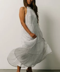 IL Ezra Tiered Maxi Dress | Blue Floral