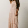 IL Ezra Tiered Maxi Dress | Blush Floral