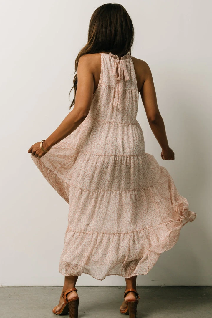 IL Ezra Tiered Maxi Dress | Blush Floral 5 IL Ezra Tiered Maxi Dress | Blush Floral