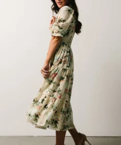 BB Custom Fabian Jacquard Midi Dress | Morning Bloom Dresses 12 BB Custom Fabian Jacquard Midi Dress | Morning Bloom Dresses