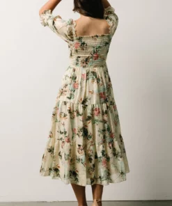 BB Custom Fabian Jacquard Midi Dress | Morning Bloom Dresses 10 BB Custom Fabian Jacquard Midi Dress | Morning Bloom Dresses