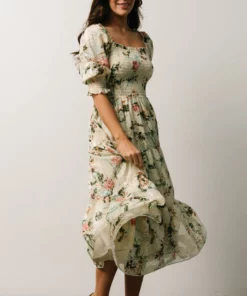 BB Custom Fabian Jacquard Midi Dress | Morning Bloom Dresses 14 BB Custom Fabian Jacquard Midi Dress | Morning Bloom Dresses