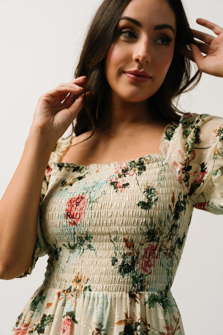 BB Custom Fabian Jacquard Midi Dress | Morning Bloom Dresses 8 BB Custom Fabian Jacquard Midi Dress | Morning Bloom Dresses