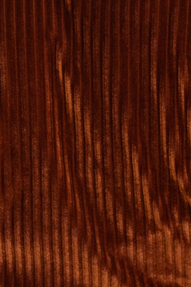 Baltic Born Fabric Swatch - Andi Ribbed Velvet | Copper 1 Baltic Born Fabric Swatch - Andi Ribbed Velvet | Copper