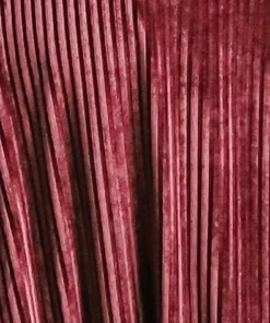 Baltic Born Fabric Swatch - Jada Ribbed Velvet | Dark Rose