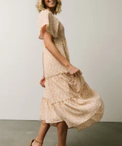 HAY Fairy Midi Dress | Pink Multi Floral 10 HAY Fairy Midi Dress | Pink Multi Floral