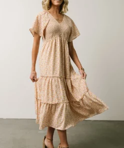 HAY Fairy Midi Dress | Pink Multi Floral 11 HAY Fairy Midi Dress | Pink Multi Floral