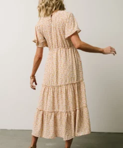 HAY Fairy Midi Dress | Pink Multi Floral 12 HAY Fairy Midi Dress | Pink Multi Floral