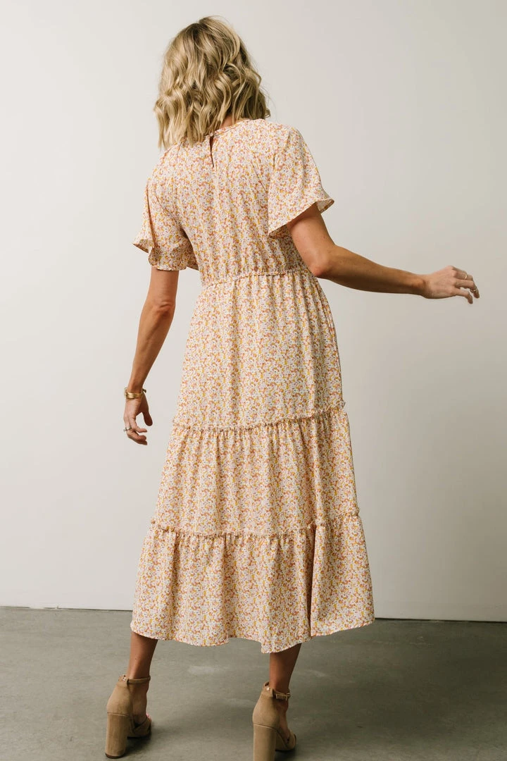 HAY Fairy Midi Dress | Pink Multi Floral 6 HAY Fairy Midi Dress | Pink Multi Floral