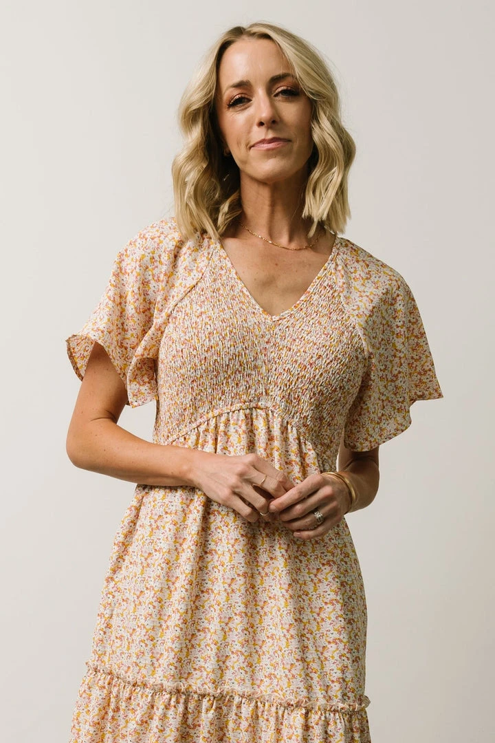 HAY Fairy Midi Dress | Pink Multi Floral 7 HAY Fairy Midi Dress | Pink Multi Floral