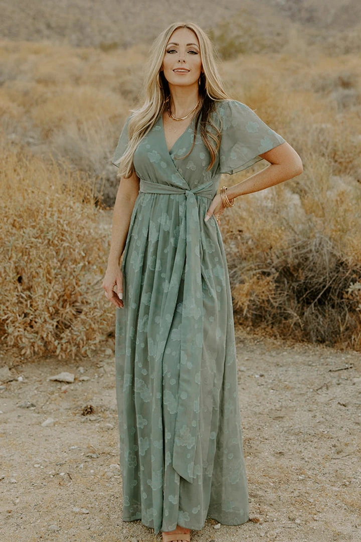 RR Faye Maxi Dress | Eucalyptus Dresses 1 RR Faye Maxi Dress | Eucalyptus Dresses