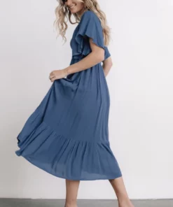 IL Felicity Smocked Dress | Blue 8 IL Felicity Smocked Dress | Blue